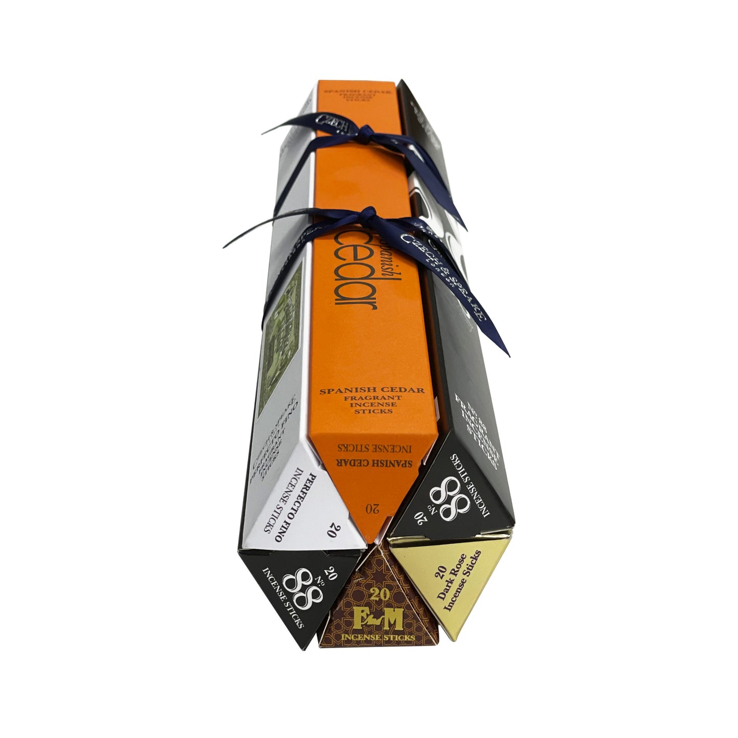 No.88, Dark Rose, F&M, Perfecto Fino & Spanish Cedar Incense Bundle 6x20