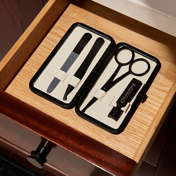 Air-Safe Manicure Set - Blue & White with Teflon – Czech & Speake