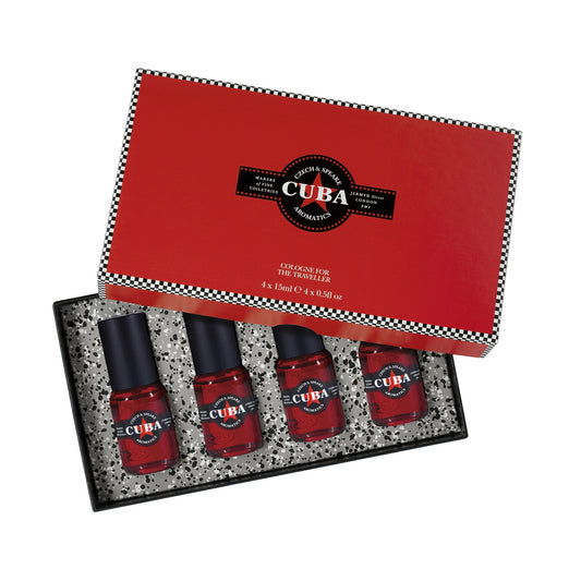 Cuba Eau de Parfum 4-Piece 15ml Travel Set