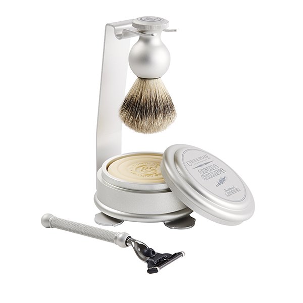 Oxford &amp; Cambridge Synthetic Shaving Set &amp; Stand