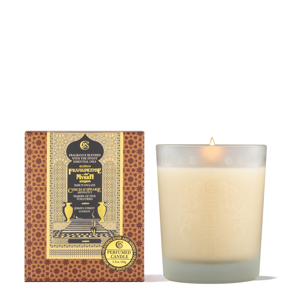 Frankincense & Myrrh Candle 180g | Czech & Speake